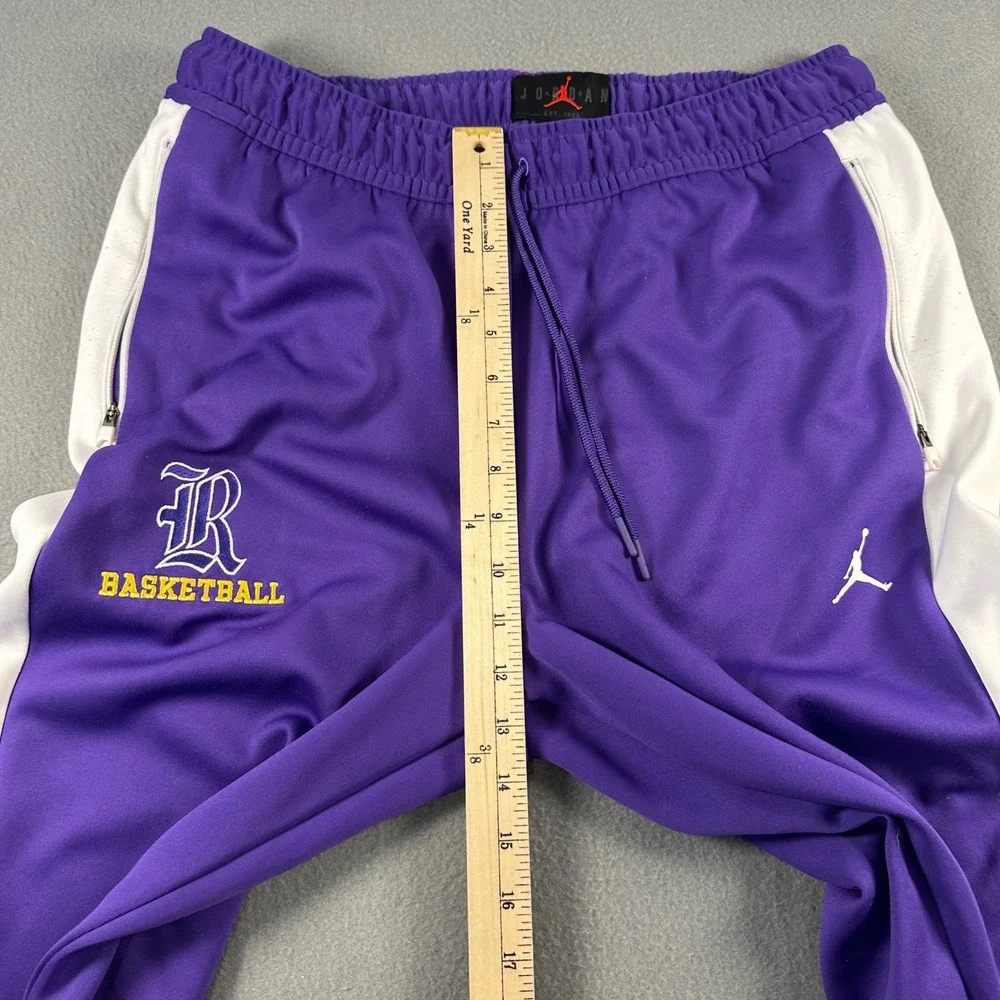 Jordan Rochester University Basketball Track Pants Purple Mens XL CN5344-546